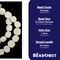 The Bead Chest White Bone Beads - Full Strand of Fair Trade African Beads (Circular, White)